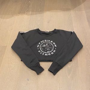 Gymshark crop crew sweatshirt